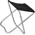 Sturdy Camping Stool Rod Holder Aluminum Alloy Fishing Chair for Outdoor Activities