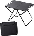 Folding Camping Table Foldable Table Multipurpose Portable Folding Table Outdoor Table for Camping Patio Barbecue Outdoor Black