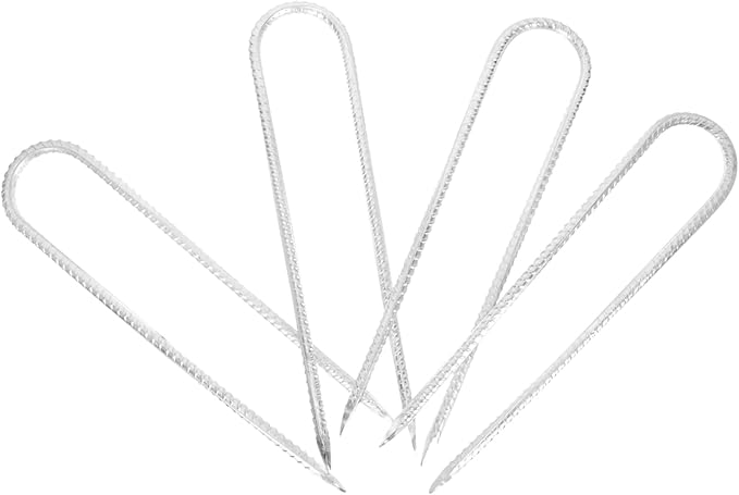 4Pcs Steel Stakes for Trampoline Heavy Duty Ground Nails Garden Anchors for Secure Camping Tent Canopy Fixation Enhanced Stability for Jumping