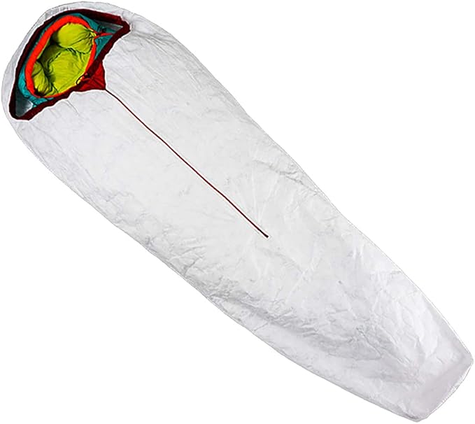 Sleeping Bag Liner 3F UL GEAR Tyvek Sleeping Bag Cover Liner Waterproof Bivy Bag Camping Bags Ventilate Moisture-Proof Warming Every Dirty Inner Liner BIVY Sack (B Type)