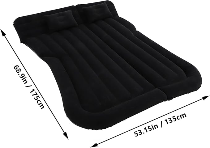 1Set Car Inflatable Mattress Portable Outdoor Air Mattress for SUV Travel Comfortable Design for Camping and Road Trips Durable Skin Friendly Materials Easy to Store