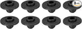 PATIKIL Camping Chair Foot 8 Pack 13mm Tubing Dia Detachable Anti-Slip Stool Feet Replacement for Hiking Outdoor Black