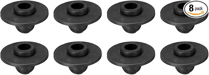PATIKIL Camping Chair Foot 8 Pack 13mm Tubing Dia Detachable Anti-Slip Stool Feet Replacement for Hiking Outdoor Black