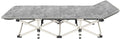 Folding Camping Cot Portable Ultralight Camping Bed Outdoor Fishing Assisted Recliner Foldable Single Person Simple Bed Tourism Equipment(71x 188 gray2)