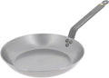 de Buyer MINERAL B Carbon Steel Omelette Pan - 11” Diameter 8.3” Cooking Surface - Naturally Non-Stick Finish - Made in France
