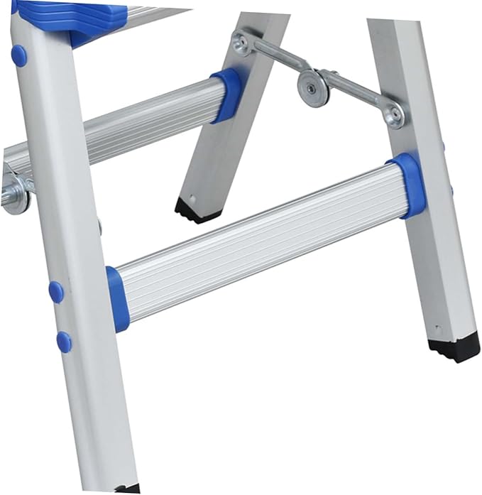 Aluminum Alloy Folding Stool for Home Outdoor Collapsible Step Ladder Chair Portable Hiking Seat Folding Design Random Style