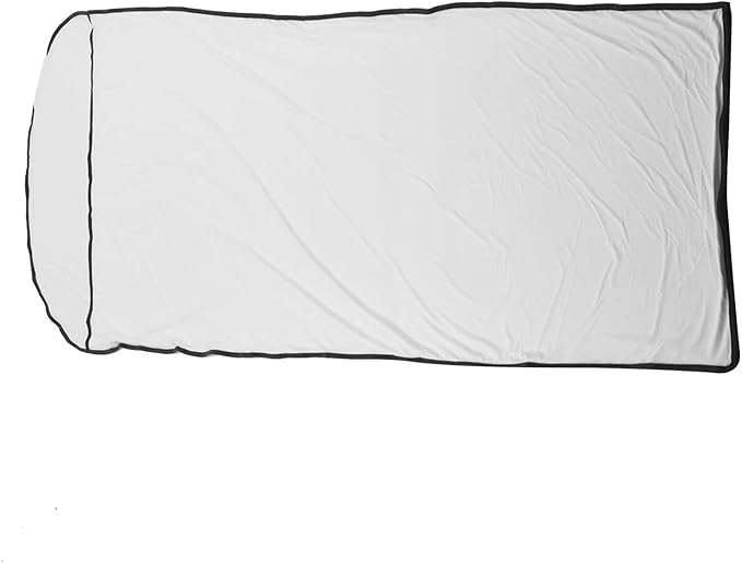 Ultralight Multifunctional Sleeping Bag Liner Elastic and Breathable for Camping Hiking Backpacking with Storage Bag Skin Friendly Polyester Fabric Unfolded Size 78.7x31.5in (White)