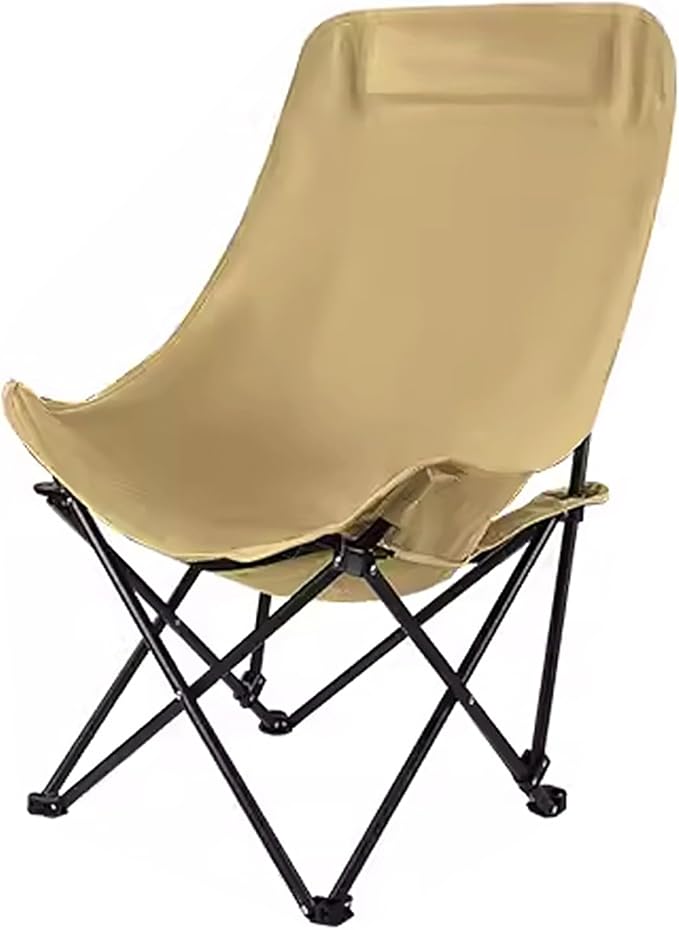 Portable Camping Chair Lightweight Camp Chair Backpacking Portable Chair for Camping Hiking U-Shaped Arc Design