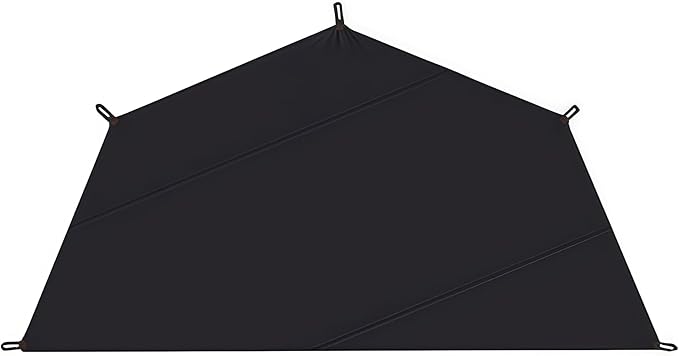 Half Tent Floor Ground Sheet for Tipi Tent Hot Tent Series 1-2 Person for Camping Hiking Hunting Fishing Waterproof Windproof Lightweight