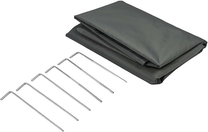 Tent Mat Hexagon Outdoor Picnic Tarp Waterproof 210D Oxford PU Coating Tear-Resistant Moisture-Proof Beach Pad with Ground Nails Portable for Camping Hiking Travel