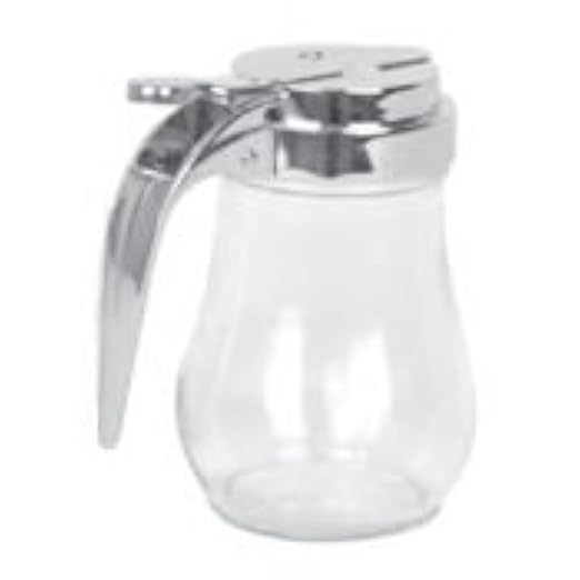 Thunder Group GLTWSY014 Syrup Dispenser with Cast Zinc Top 14-Ounce Pack of 2