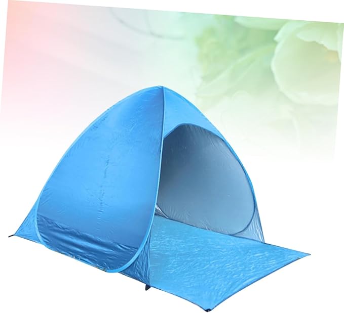 1Pc Automatic Beach Tent Sunshade Lightweight Pop Up Tent for Outdoor Activities Portable Camping Shelter for Beach Parties Durable UV Protection Easy to Carry