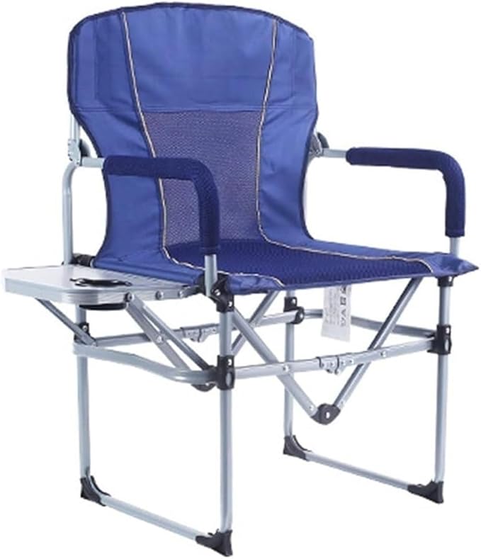 Camping Chair Camp Chair Outdoor Camping Folding Chair Portable Camping Beach Chair Fishing Chair Barbecue Leisure Home with Side Table Folding Chairs Outdoor Fishing Ch