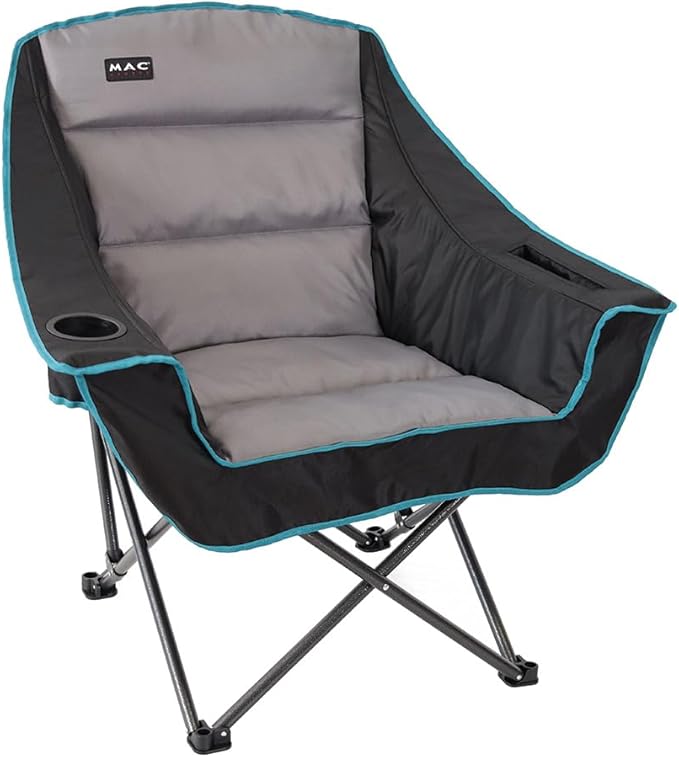 MacSports Modern Club Chair-Gray