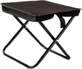 Compatible for Ultralight Foldable Stool 3-in-1 Portable Outdoor Picnic Camping Folding Chair Ultra Light Fishing Travel(Black)