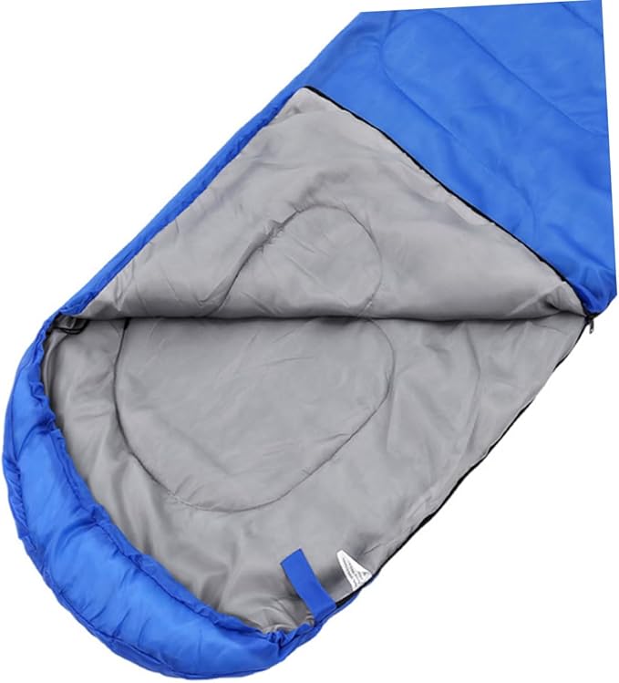 POPETPOP Winter Thickened Outdoor for Adults Lightweight Camping Gear with Drawstring Hood and Windproof Zipper for Hiking Backpacking Trekking and Outdoor Activities