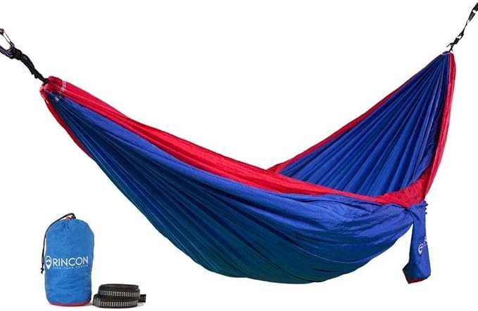 Rincon Hammock W/ Straps - Buy a Hammock - we'll Plant a Tree. Rincon 'Trestles' All-in-One Double Hammock. Backpacking Camping and Travel Friendly - 'Knot' Rope - and a Lifetime Guaranty.
