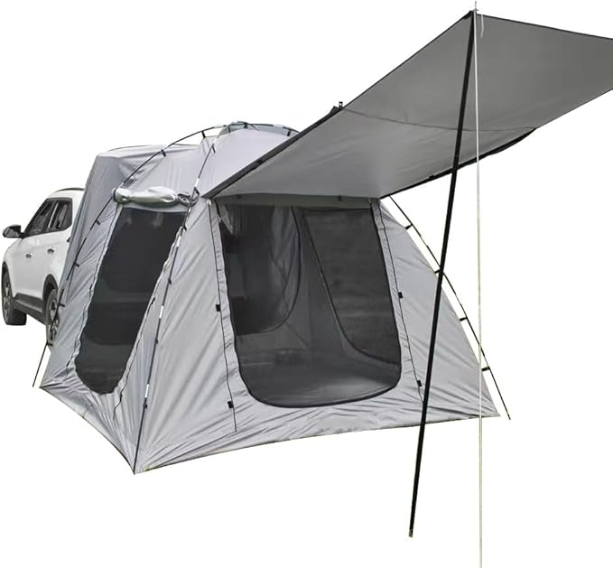 Car Tent for Volvo V60 2010-2025 P3/SPA2SUV Tailgate AwningSUV Camping Tent for Family Vehicle CampingCar Tailgate with Awning ShadeCar Roof Canopy Portable