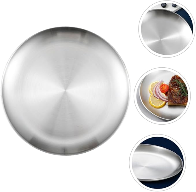 Ciieeo 6pcs Stainless for Boys and Girls Reusable Dishwasher Safe for Camping Outdoor Activities and Everyday Use