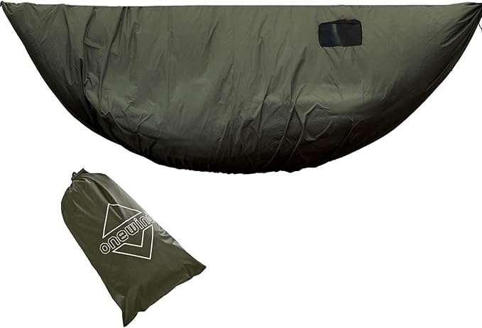 Onewind Premium Hammock Wind Sock Hammock end Wind Block Lightweight and Wind-Resistant Underquilt Protector for Winter and Cold Weather Protection Backpacking OD Green