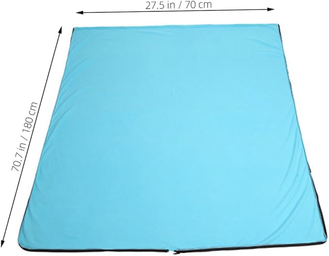 BESTonZON Fleece for Camping Hiking Lightweight Includes Storage Bag for Cool Weather Outdoor Activities Multi Use as Blanket Cushion