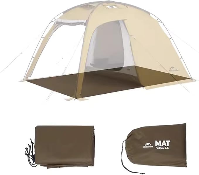 Naturehike Dune Hot Tent with Stove Jack 117 sq ft 4 Seasons Camping Tent 2-4 Person Waterproof Large Tent for Family Car Camping Picnic Fishing 6 Person