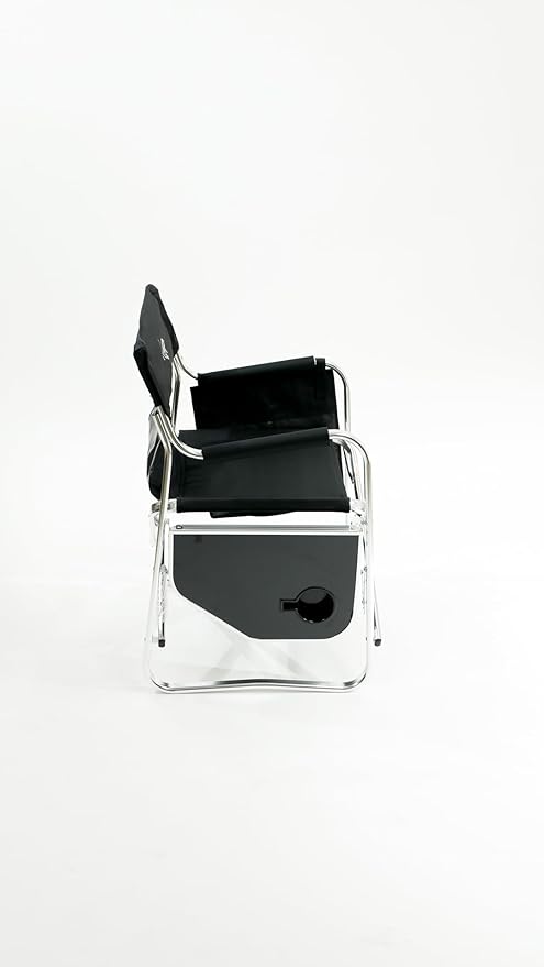 Oasis Premium Director Fishing Chair with Rod Holder - Folding Aluminum Chair
