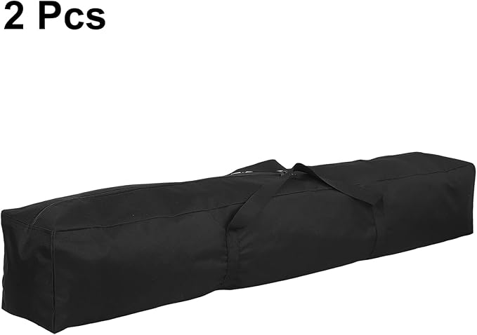 HARFINGTON 2pcs Camping Chair Replacement Bag 55.1 x 7.9 Folding Chair Carry Bag Oxford Cloth Storage Tent Bag with Handle Strap for Travel Outdoor Camping Sports Black