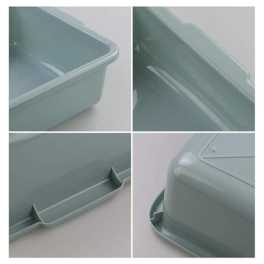 13 L Utility Bus Box Commercial Bus Tubs Green 4 Packs