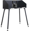 30-Inch Camping Cooking Table Carbon Steel w/Foldable Windscreen &amp Legs for Dutch Oven Cooking &amp Food Prep with Charcoal Briquettes (30-Inch)