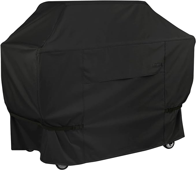 NettyPro Grill Cover for Outdoor Grill 72 inch Waterproof Heavy Duty Gas BBQ Grill Cover for Outside Weber Char-Broil Brinkmann Jenn Air Nexgrill 3-5 Burners Barbecue Black