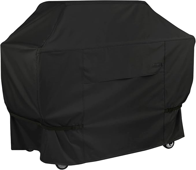 NettyPro Grill Cover Heavy Duty Waterproof 56 inch Outdoor 2-3 Burners Gas BBQ Cover for Outside Weber Char-Broil Brinkmann Nexgrill Barbecue Black