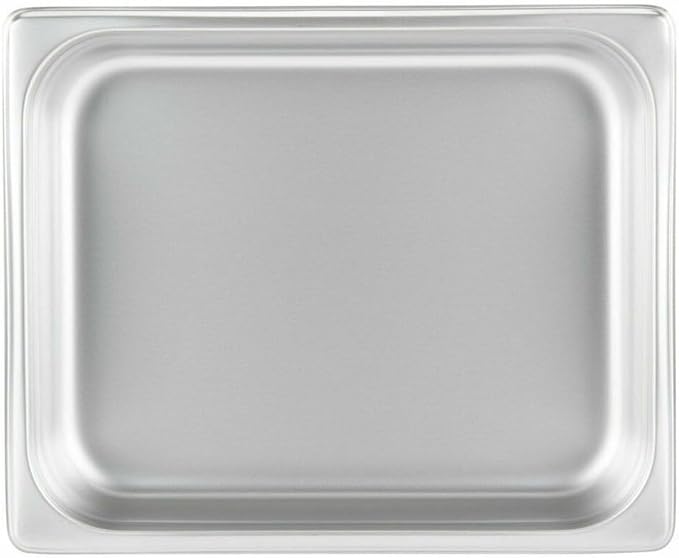 Soro Essentials- 2/3 Size 2-1/2 Deep Stainless Steel Anti-Jamming Steam Table Pan 24 Gauge- Chafer Food Pan Stackable Anti-Jam Steam Pans for Hotel Restaurant Supplies Party Buffet Event Catering