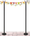 10 FT Outdoor String Light Pole Stand for Hard Ground Adjustable Globe Patio Light Post for Hanging Outside Decorate Lighting 2 Packs