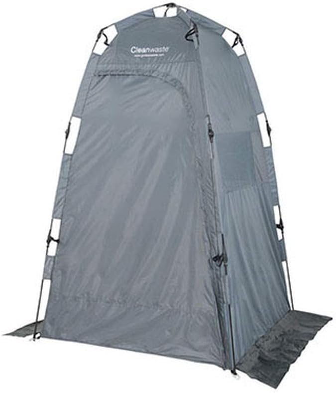 Spacious Portable Privacy Tent for Outdoor Showers Changing Room &amp Compatible for Cleanwaste Camping Toilet - Surfing Beach Hiking Ice Fishing &amp More - 6½ Ft. Tall with 4' x 4' of FloorSpa