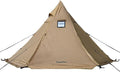FIREHIKING Camping Hot Tent 2-4 Person Teepee Tent with Stove Jack for Backpacking Hunting 11'6 x 6'11 | with Stove Jack for Backpacking Hunting