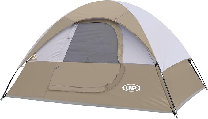 Camping Tent 2-4 Person Waterproof Windproof Tent with Rainfly Easy Set up-Portable Dome Tents for Camping…