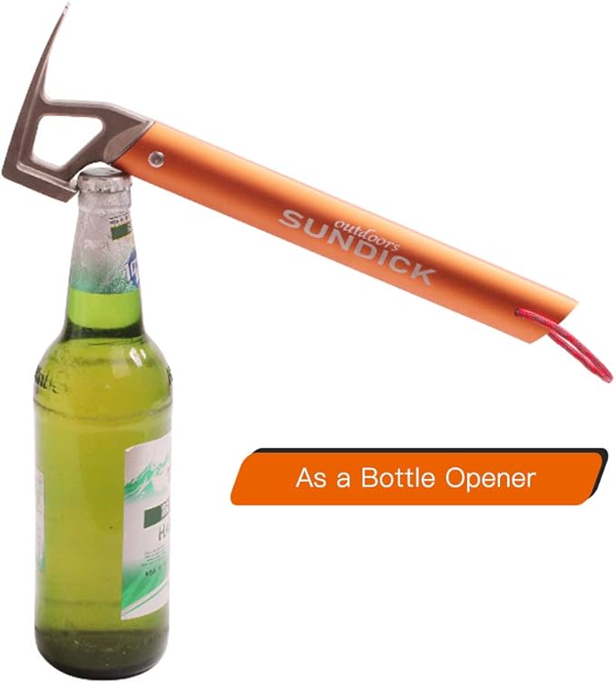 Lixada Camping Aluminum Tent Hammer Outdoor Camping Tent Hammer Stainless Steel Tent Nail Puller Tent Peg Accessory