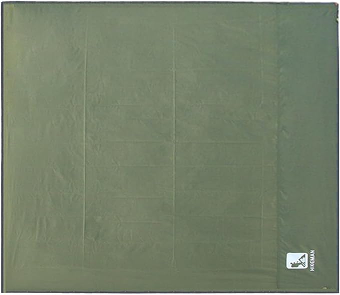 Bringsine Bringsine Waterproof Camping Tent Tarp-95x834 in 1 Multifunctional Tent Mat Footprint for CampingHiking and PicnicUltralight &amp Foldable+Tent Stakes (Green 95 x 83)