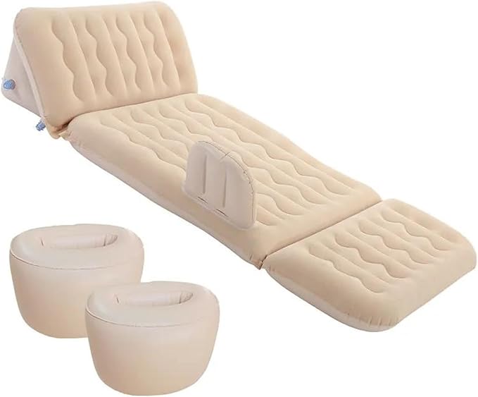 Car Inflatable Mattress Camping Inflatable Mattress Car Back Seat Anti-Fall Design Flocking Wear-Resistant Material 72-Hour Leakage Test