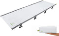 ATEPA Camping Cots for Adults with Carry Bag &amp Storage Bag Portable Bed Folding Cot Most Comfortable for Hiking Backpacking Car Camping Travel Home Office Nap Lightgrey