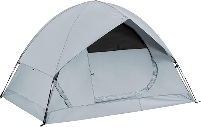 Spacious Waterproof 2/4 Person 4-Season Tent with Big Rain Fly – Versatile Outdoor Camping Tent for Hiking Backpacking and Festivals – Easy Setup &amp Durable Design