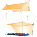 20D Two-Side Silicone Coated Nylon Tarp Ultralight Sun Shelter Beach Tent Pergola Awning Canopy Rainfly Camping Sunshelter