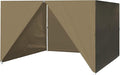 Eurmax USA Full Zippered Walls for 8x8 Easy Pop Up Canopy Tent4 Walls ONLY(Khaki)