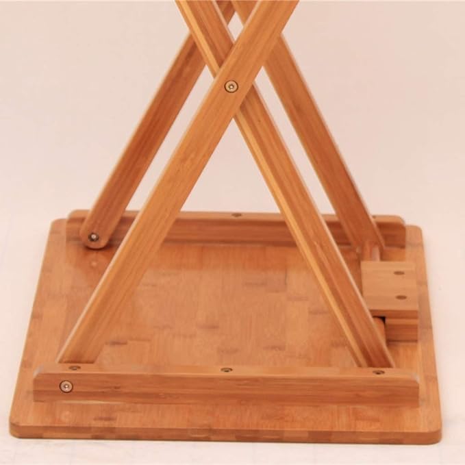 Folding Wood Table Hardwood Patio Porch Easy to Fold and Carry Perfect for Camping