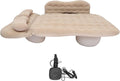 SUPVOX 1Set Inflatable Car Mattress Ergonomic Sleeping Pad for Rear Seat Comfort Freeze Material for Travel and Outdoor Activities Includes Neck Pillow