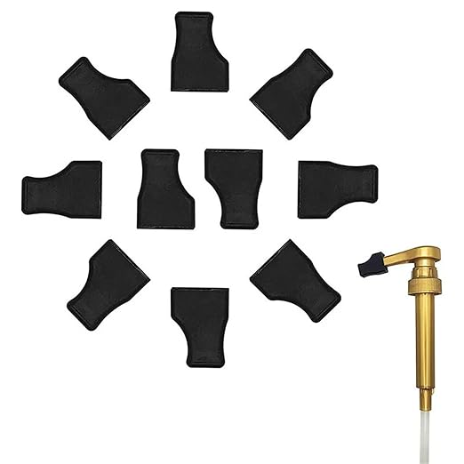Coffee Syrup Pump Tip Covers 20-Pack Silicone Syrup Pump Covers Dust-Proof Caps for Kitchen &amp Bar Dispensers