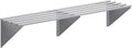 18 x 72 Commercial Stainless Steel Tubular Wall Shelf – Heavy Duty | NSF Certified Kitchen Storage Rack