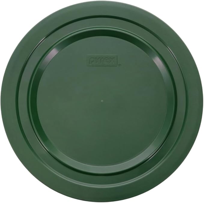 Pyrex 7404-PC 4.5-Quart Thyme Green Food Storage Replacement Lid (4-Pack) - Made in USA