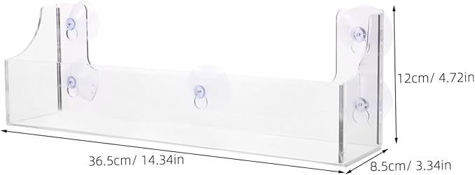 GLEAVI Acrylic Suction Cup Holder Beer Cooler Beverage Fridge Suction Cup Hook for Convenience Stores Refrigerator Door